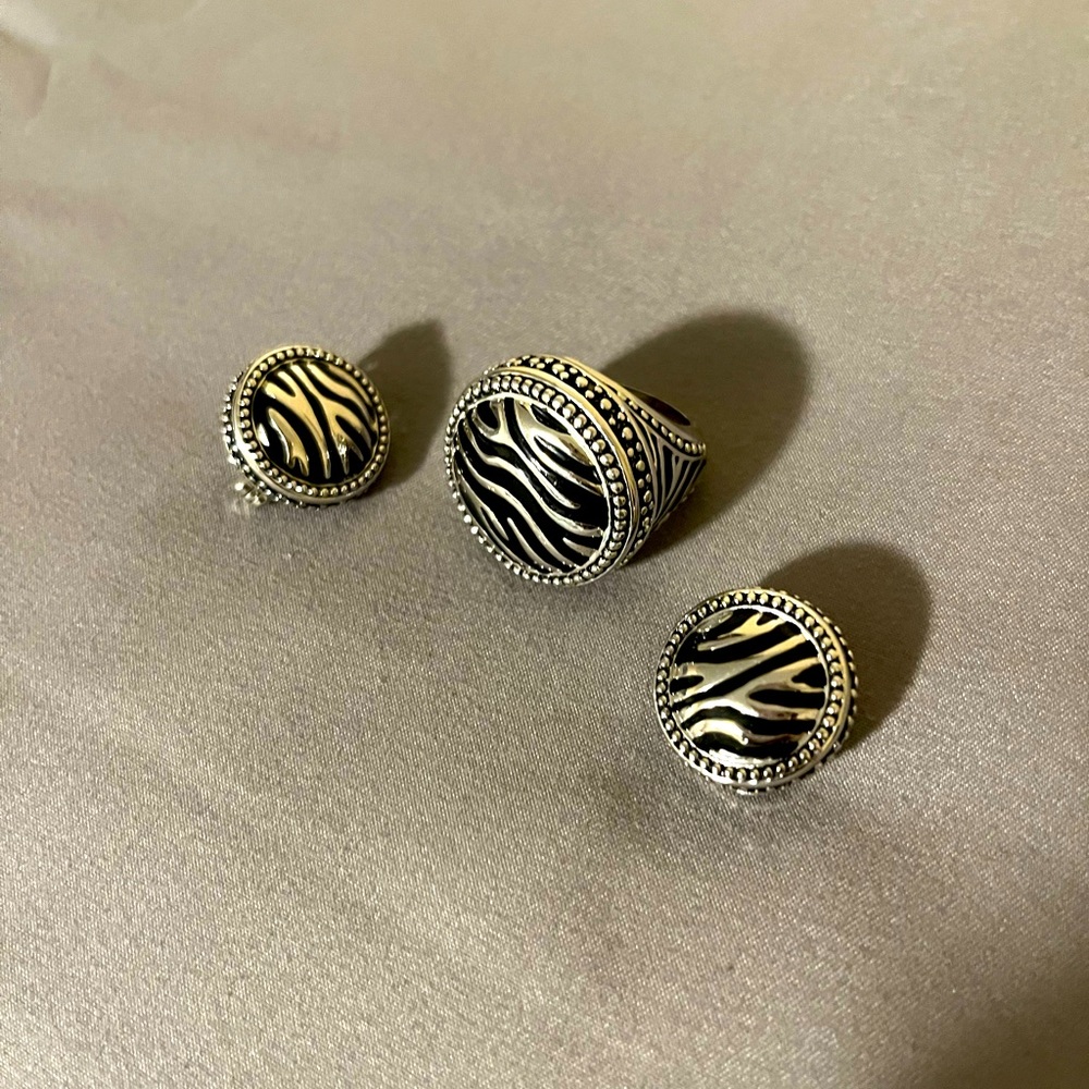 💍(NEW) Premier Designs earrings and ring set